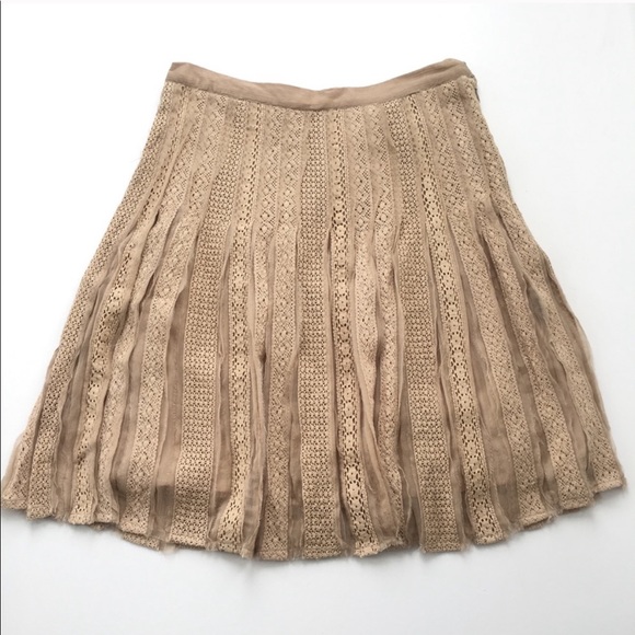 Anthropologie Dresses & Skirts - SOLD Anthropologie Odille Silk Pleat Ballet Skirt 4